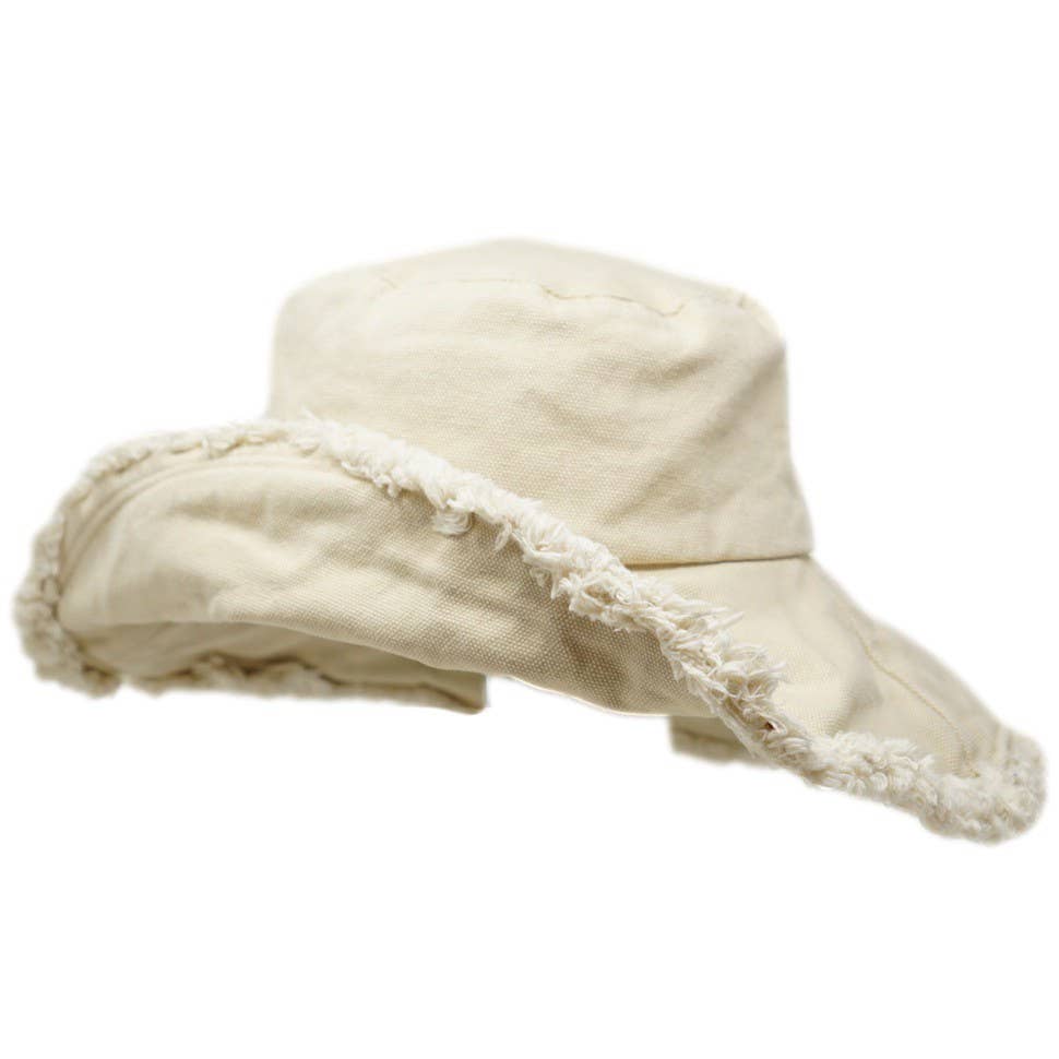 KEANU Raw Edge Bucket Hat