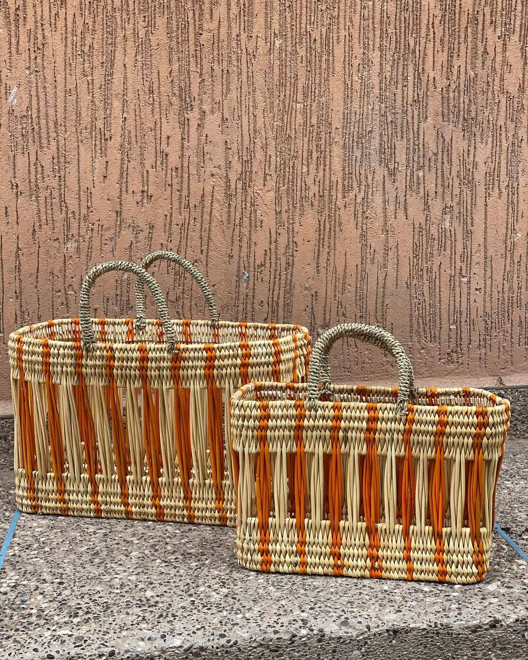 Handwoven Basket Tote – Medium