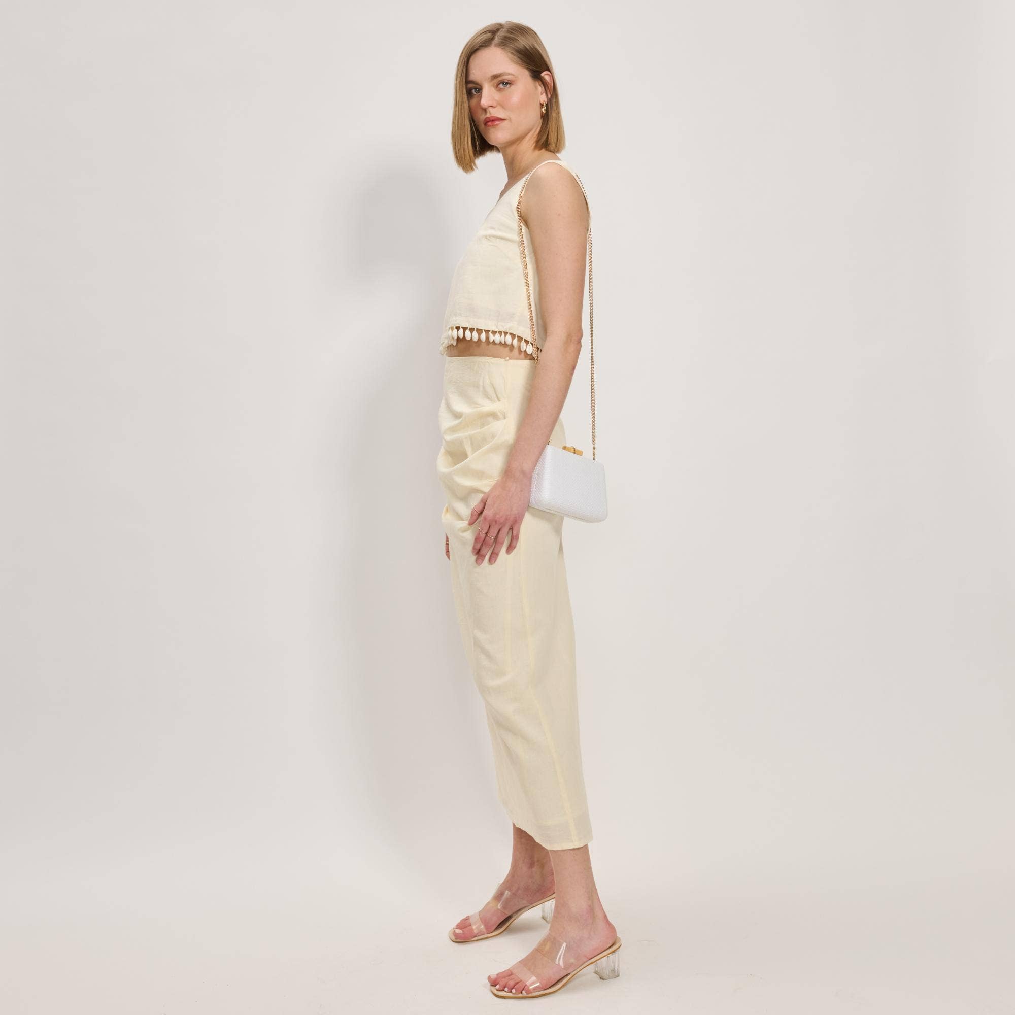 Melina Evening Bag: Mocha