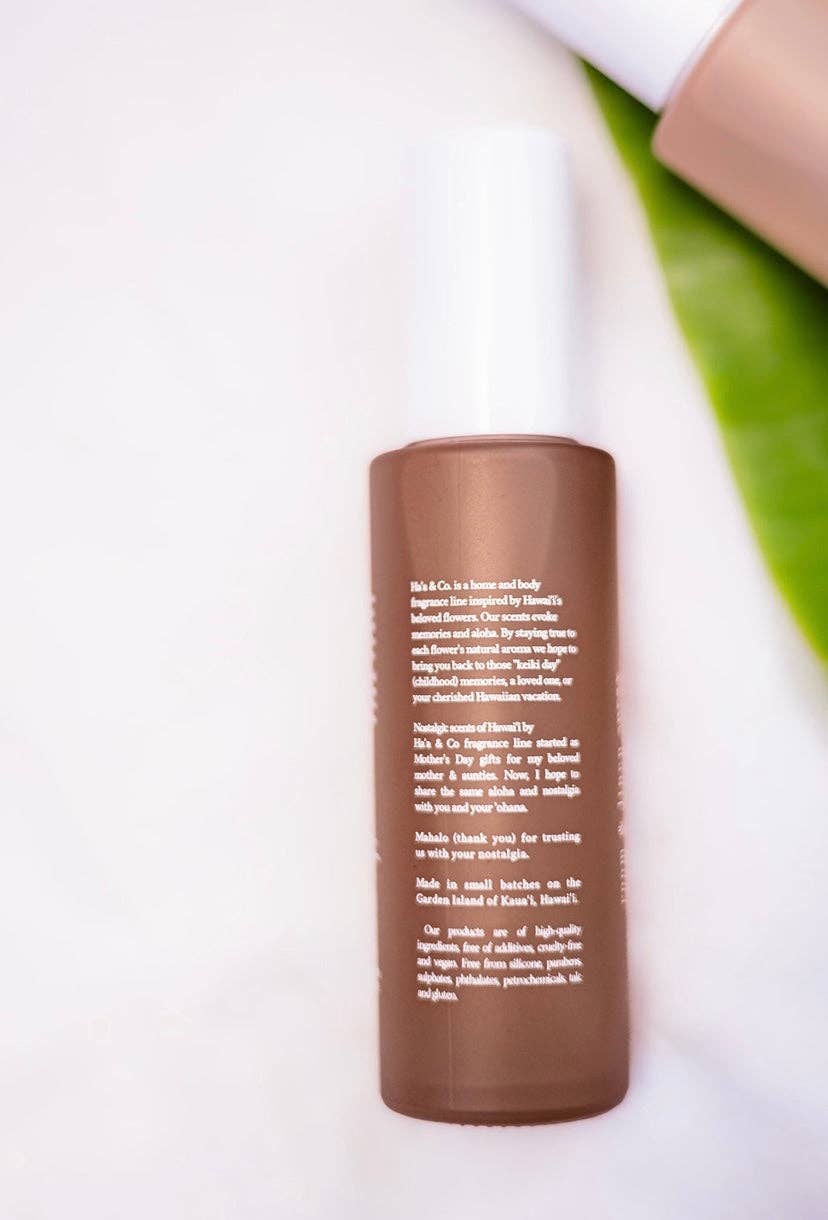 Travel size 2 oz Room & Linen Spray: Melia/Plumeria