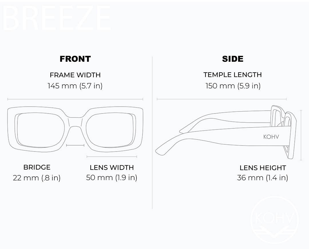 BREEZE AMBER SMOKE Sunglasses