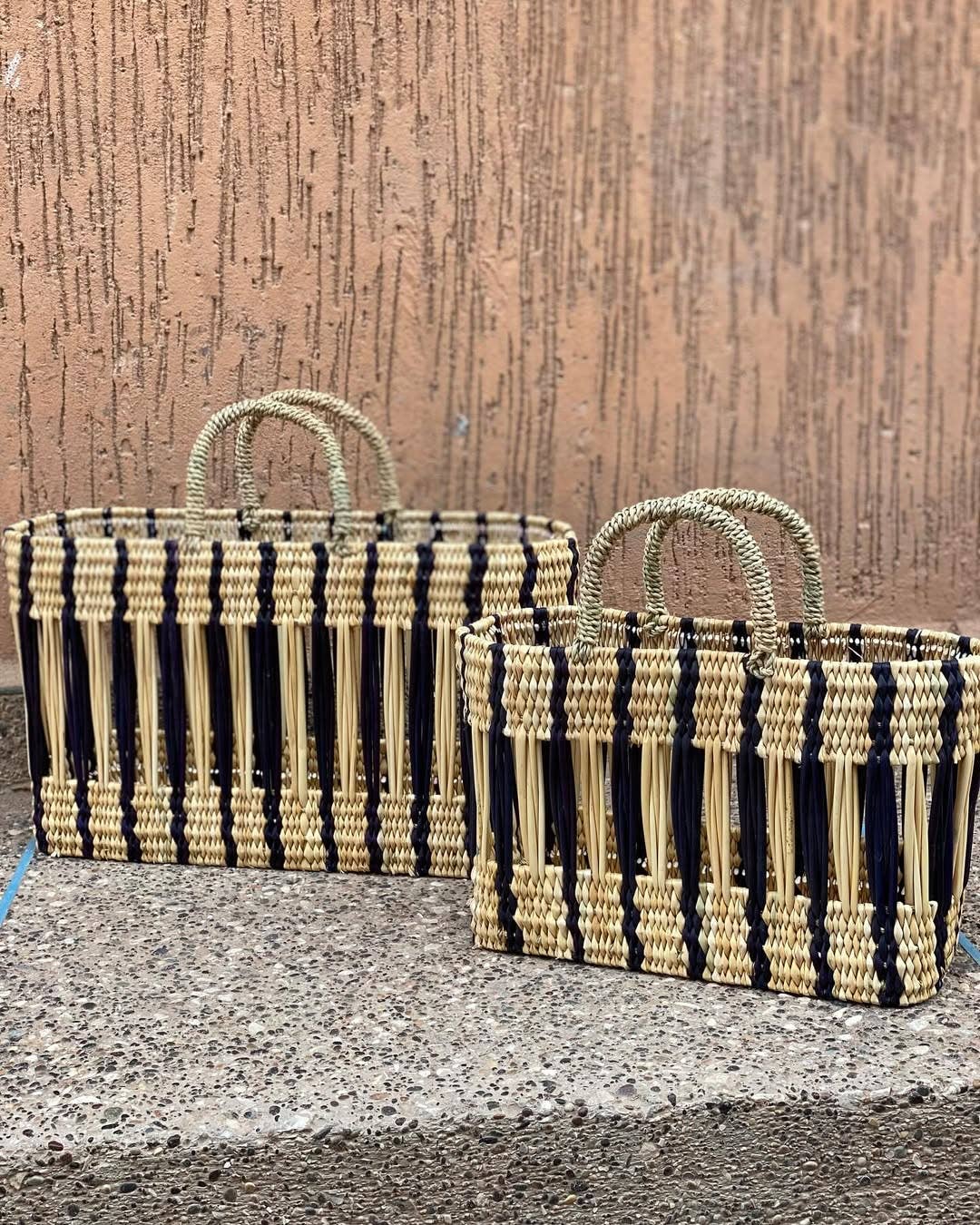 Handwoven Basket Tote – Medium