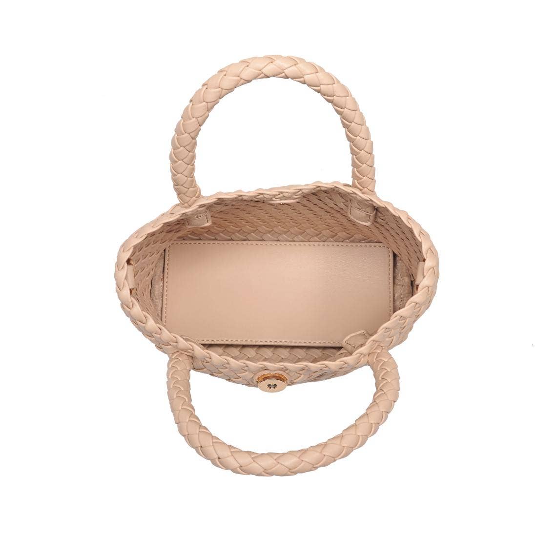 Leanna Woven Crossbody: Natural