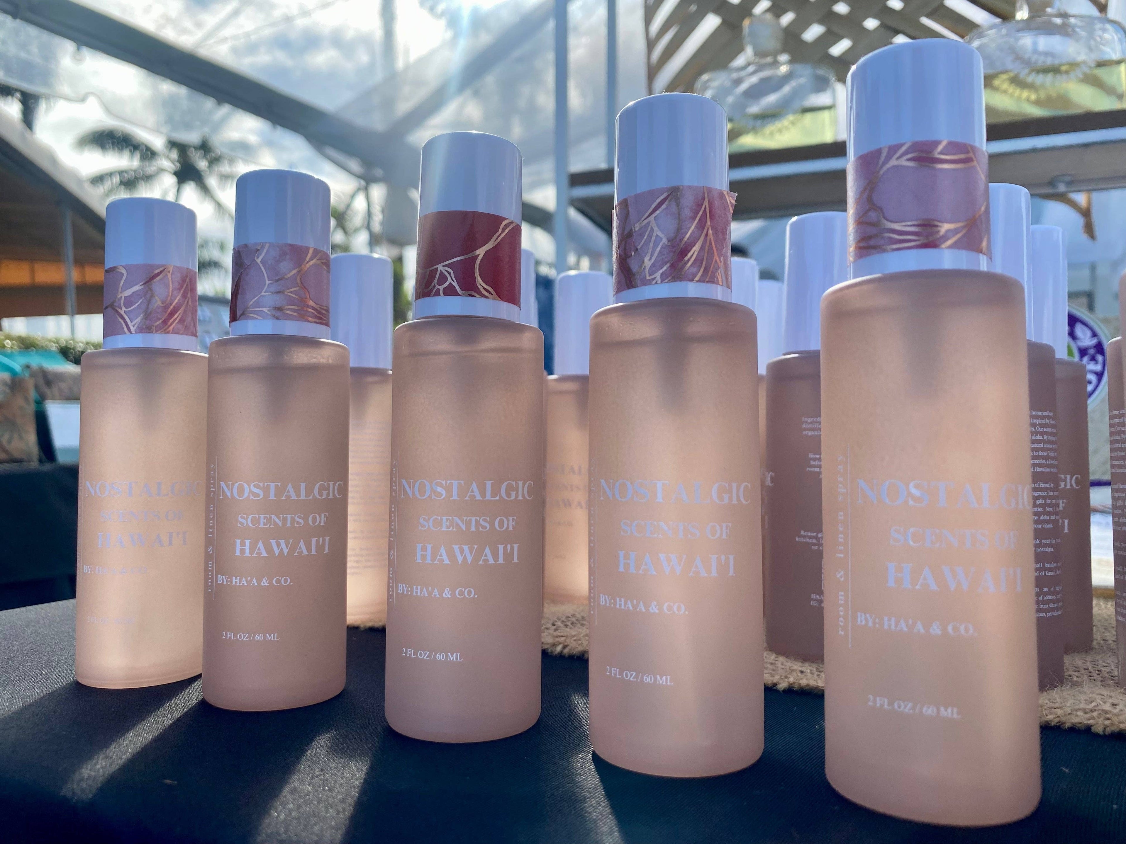 Travel size 2 oz Room & Linen Spray: Melia/Plumeria