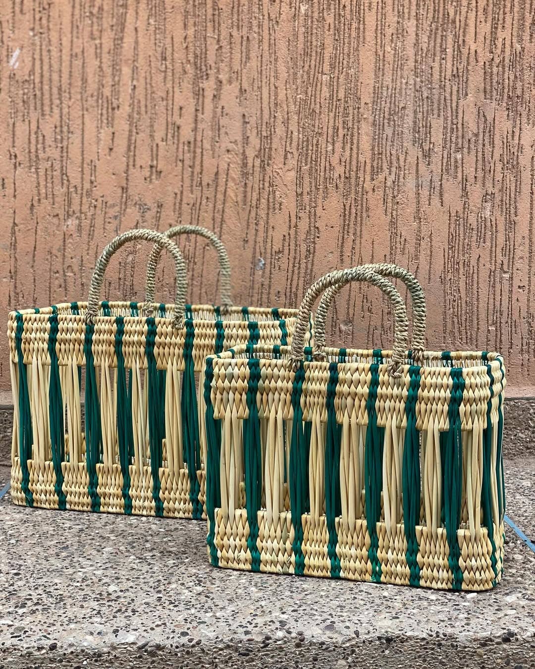 Handwoven Basket Tote – Medium