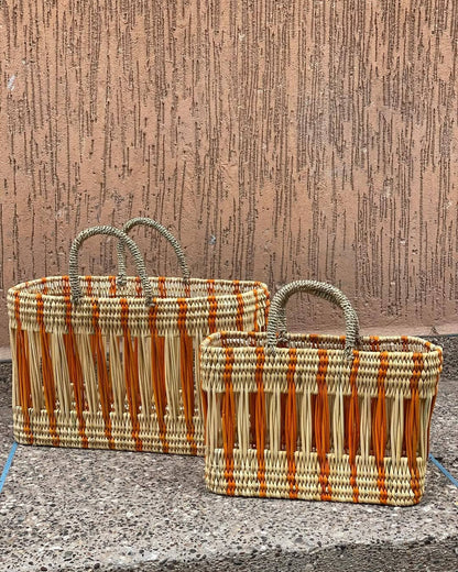 Handwoven Basket Tote – Medium
