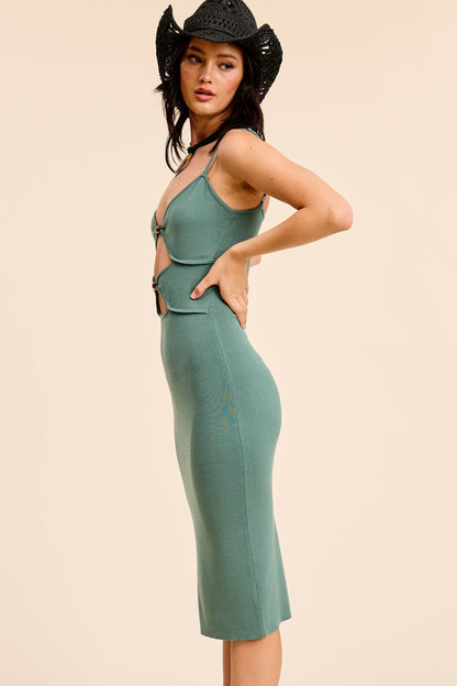 Ivory Peekaboo dress