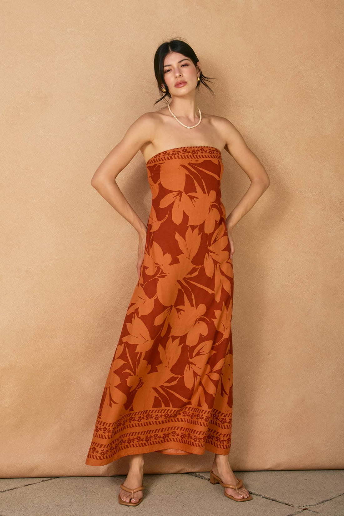 Bali Summer Strapless Dress