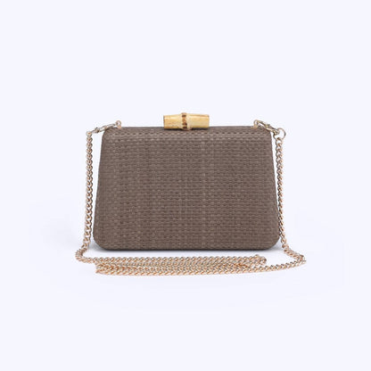 Melina Evening Bag: Mocha