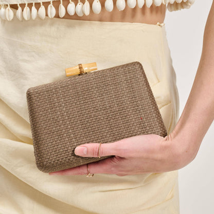 Melina Evening Bag: Mocha