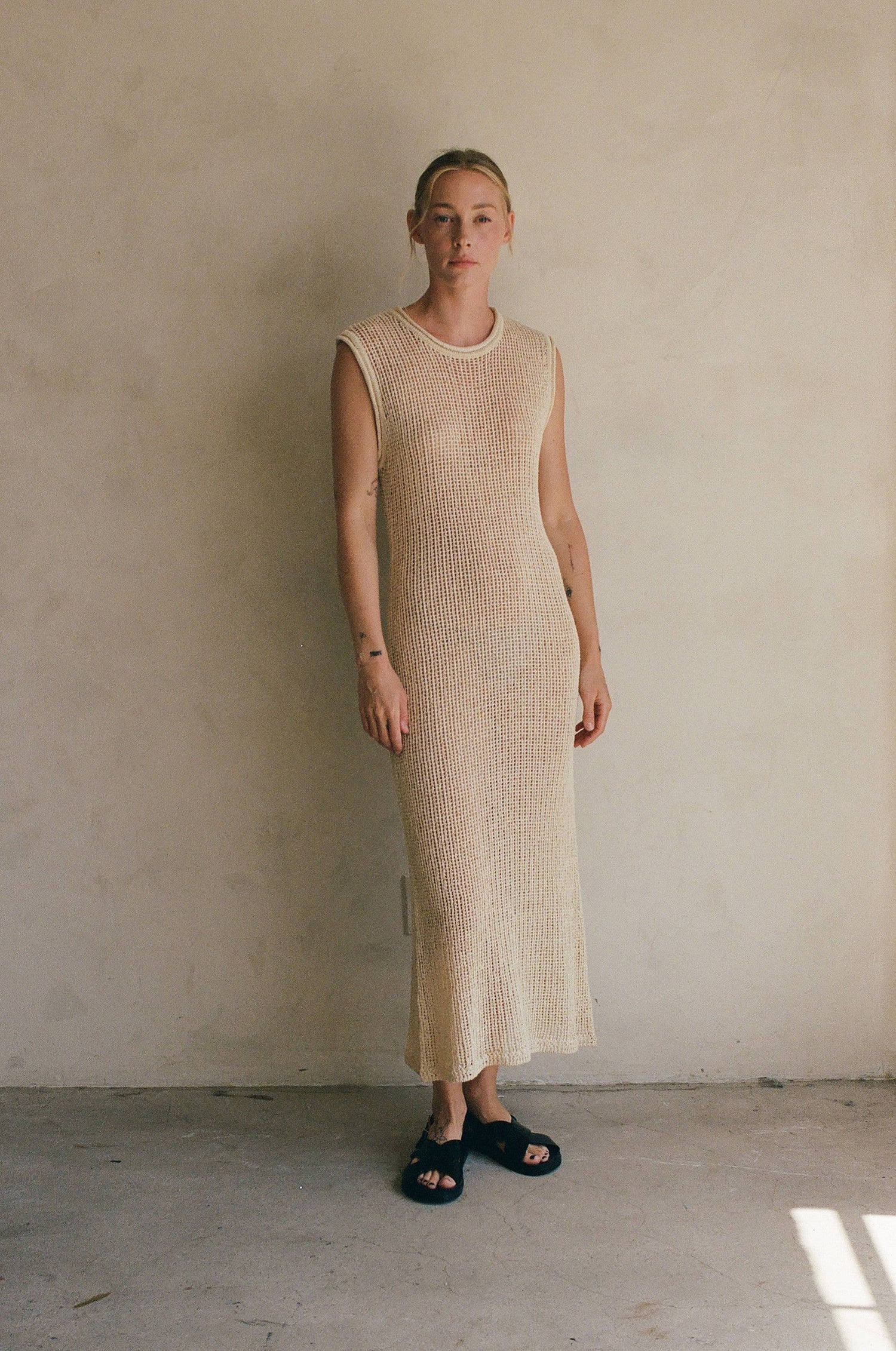 Knit Sweater Maxi Dress