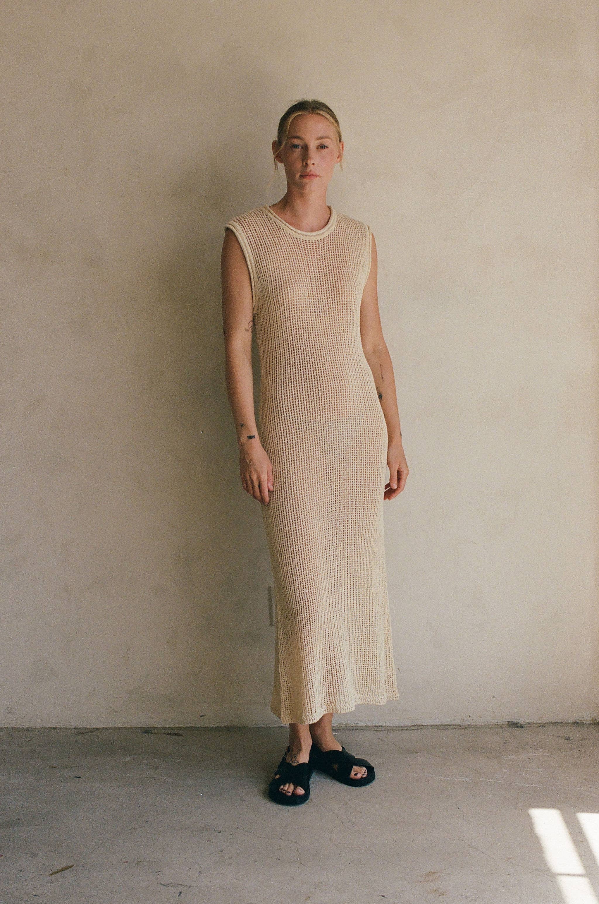 Knit Sweater Maxi Dress