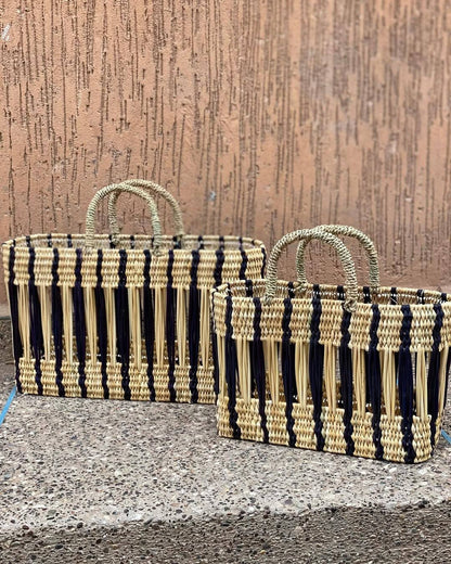 Handwoven Basket Tote – Medium