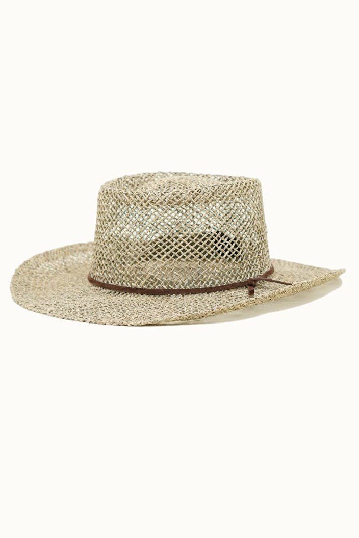 Open Weaved Gambler Hat