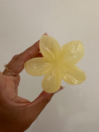 Large Plumeria clip