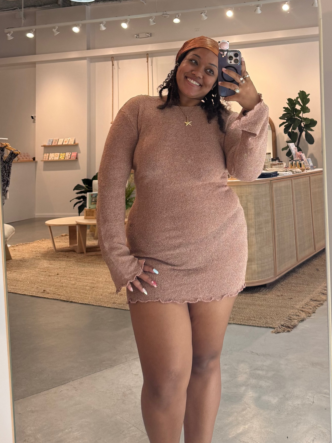 Santorini Knit Cover-up - Husk