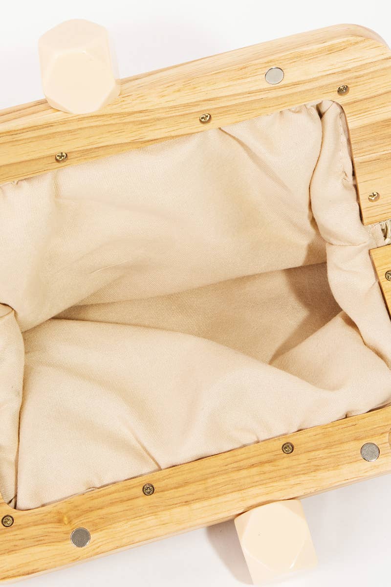 Straw Braided Clutch