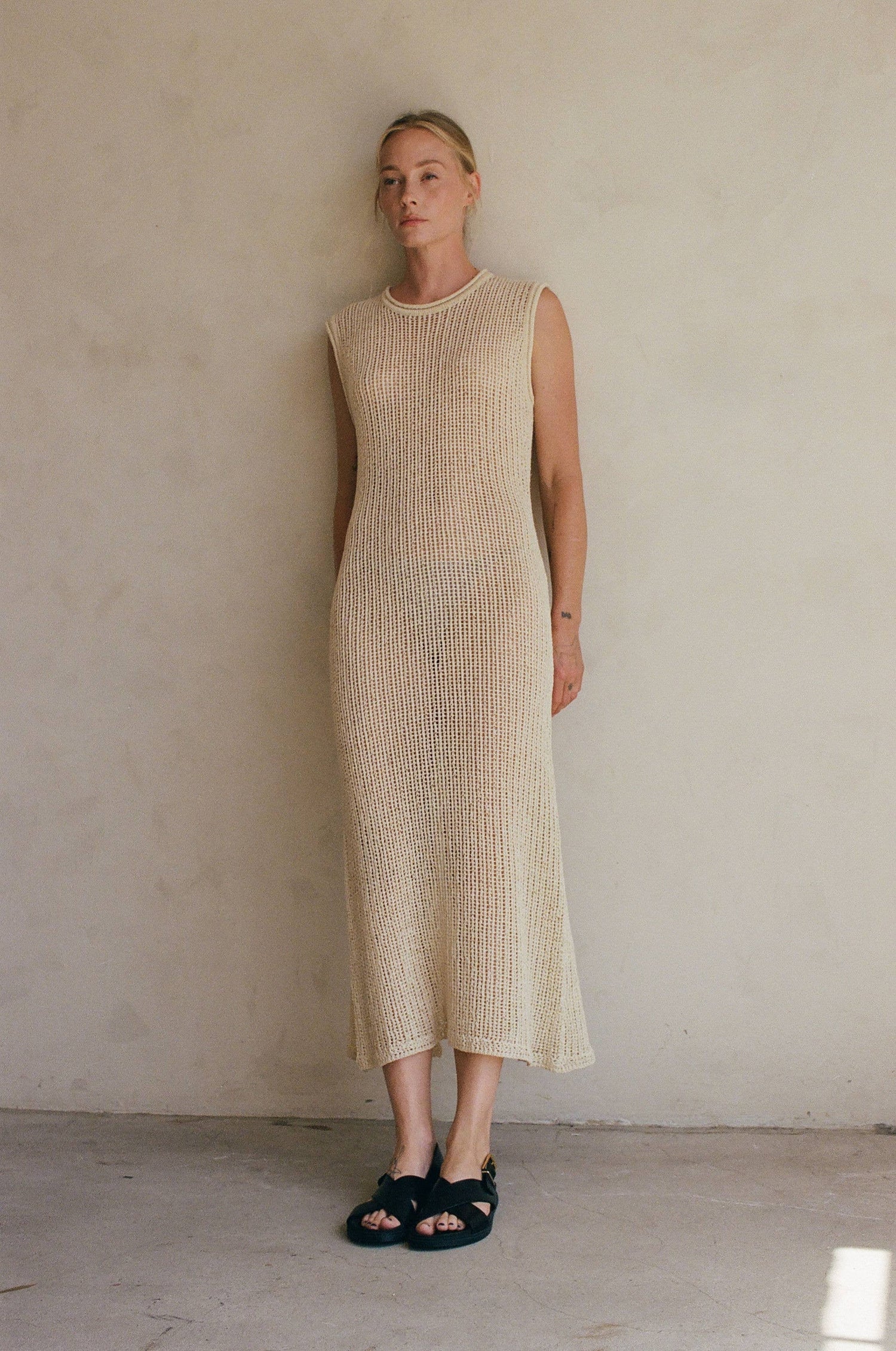 Knit Sweater Maxi Dress