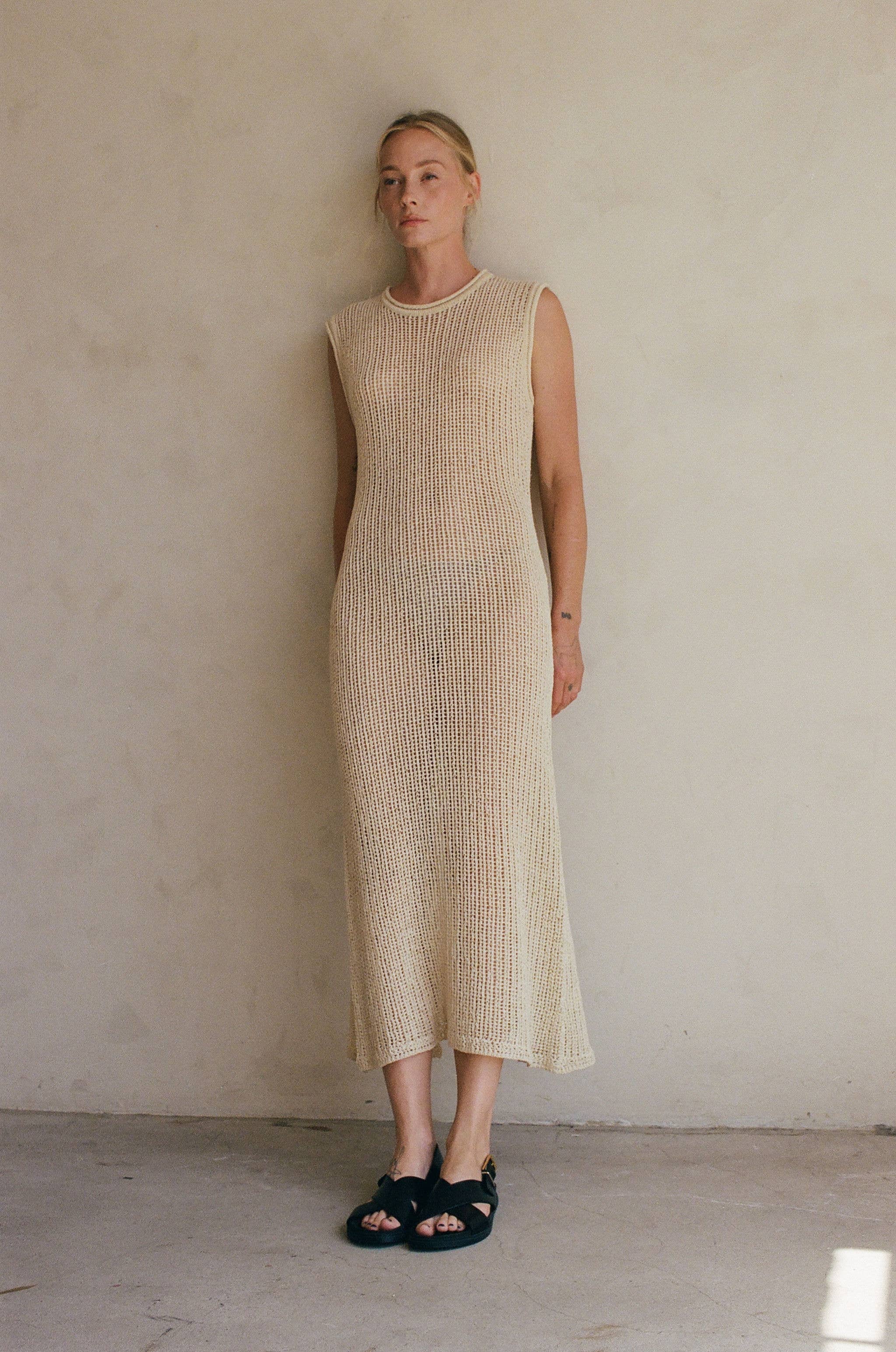 Knit Sweater Maxi Dress
