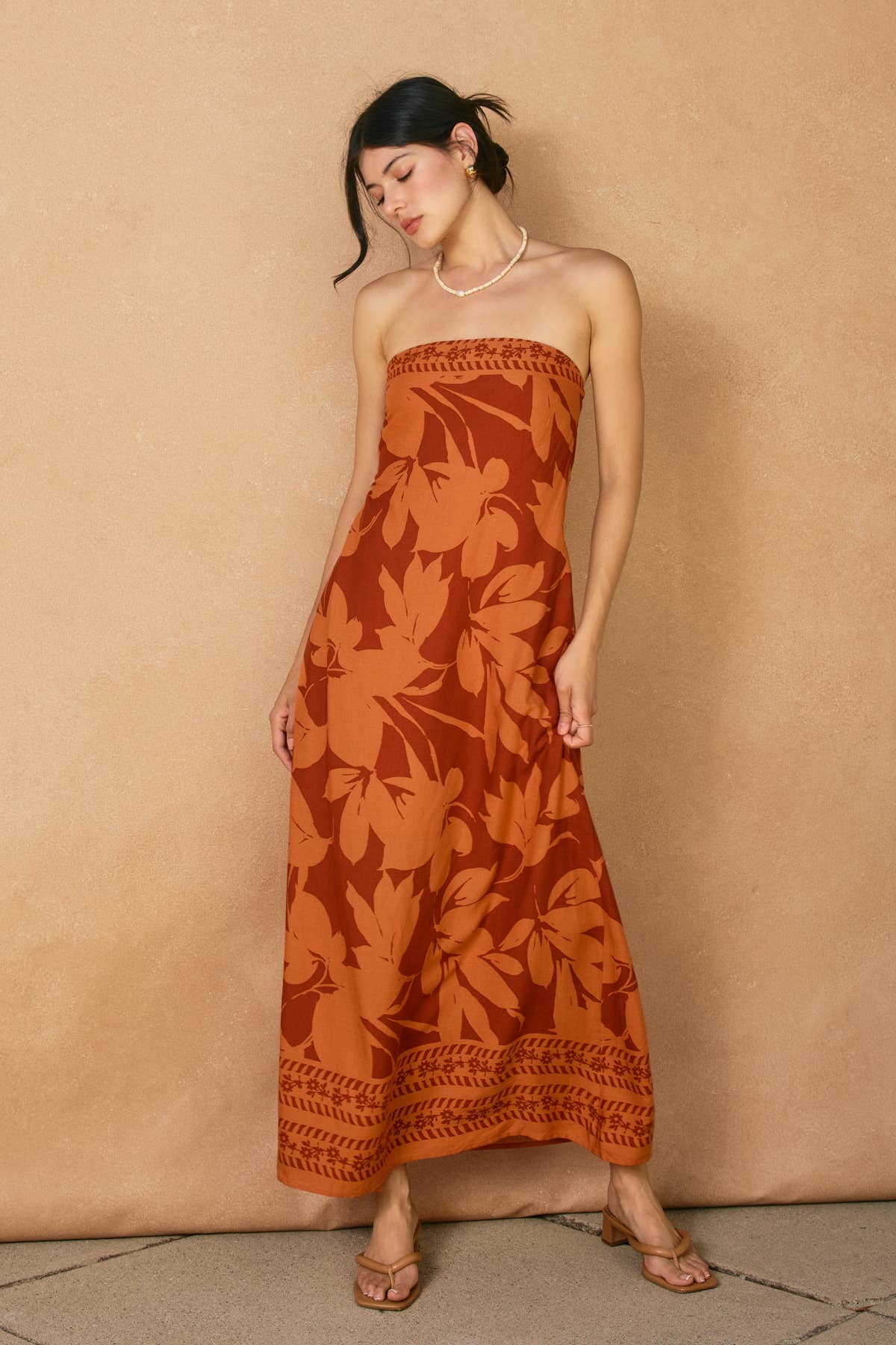 Bali Summer Strapless Dress