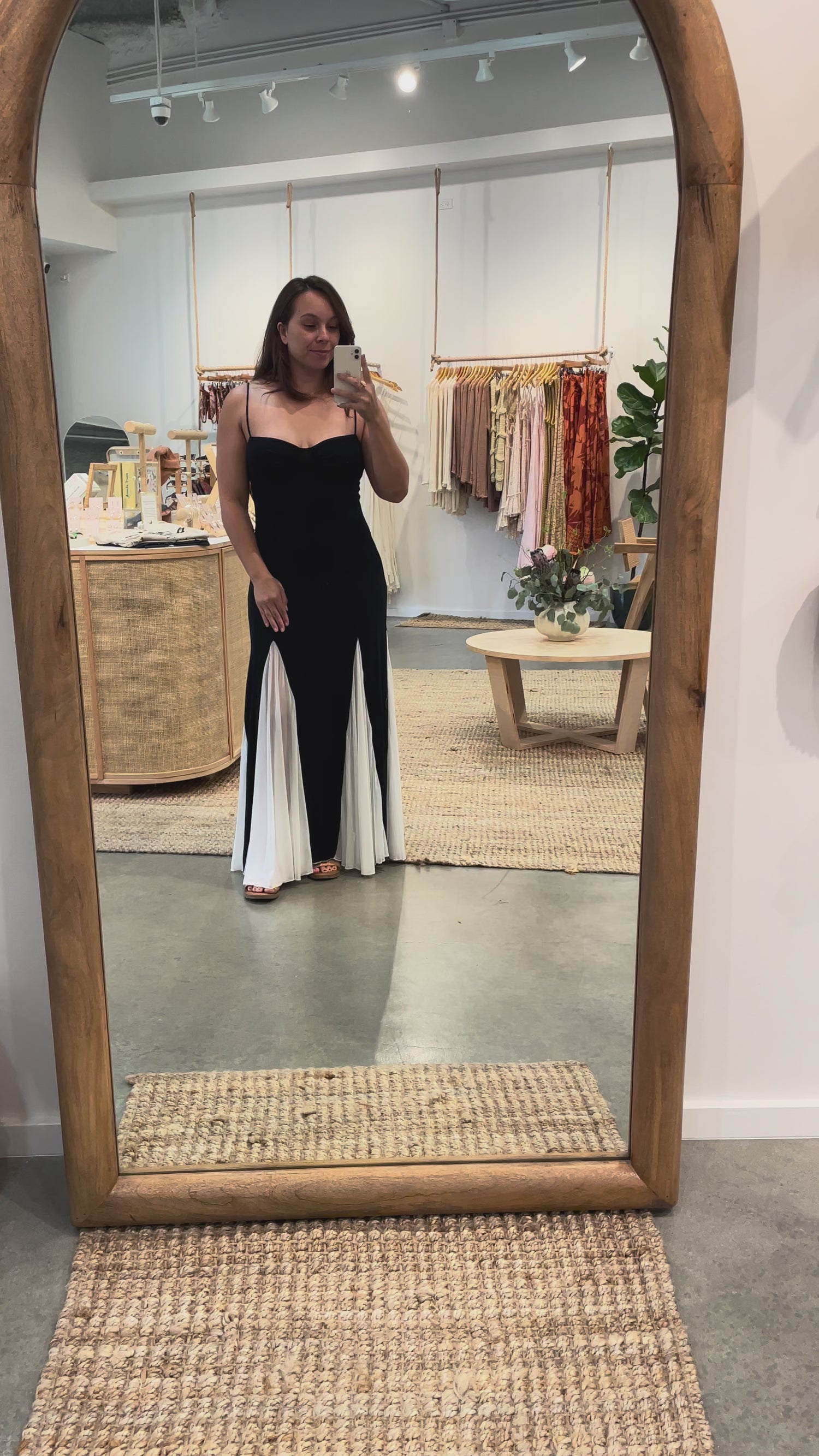 Godet Sweetheart Maxi Dress