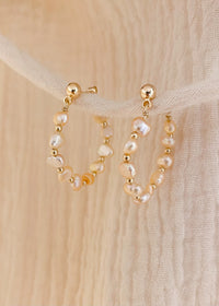 Hana Hoop Studs