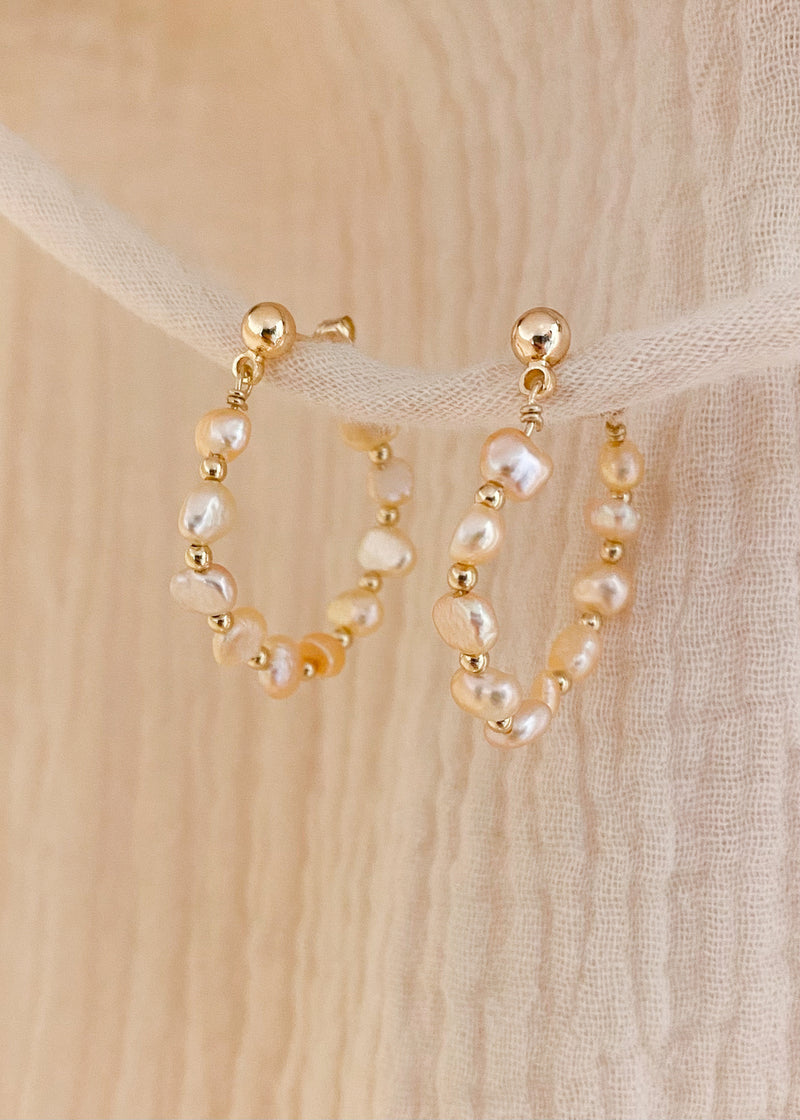 Hana Hoop Studs