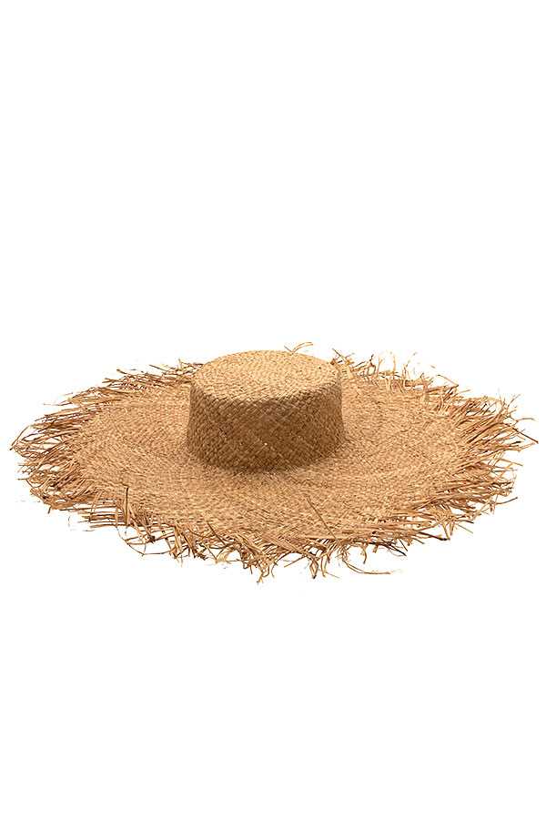 FRINGE BRIM FASHION STRAW SUNHAT 746